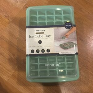 Simplified Ice Cube Tray with Lid scoop & Bin - Odor-Preventive Ice Stora…